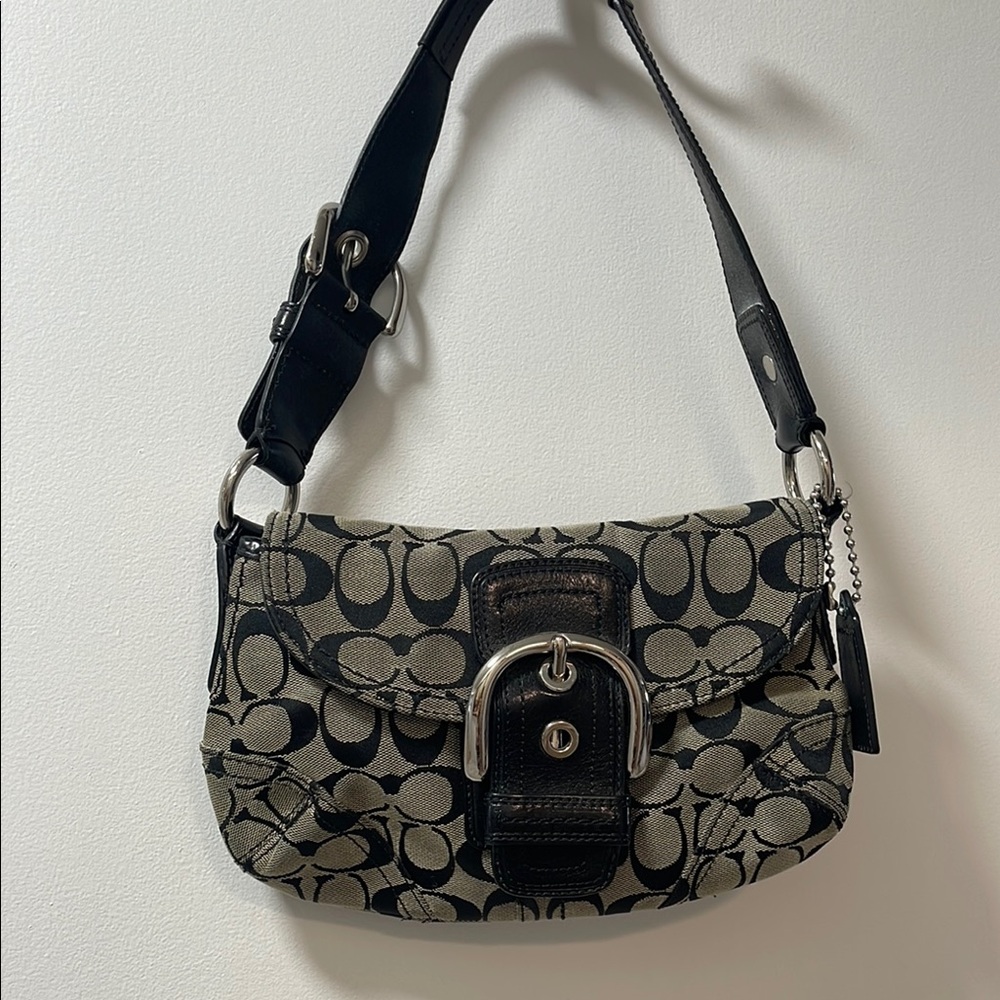 Coach Black and Gray Women's Bag